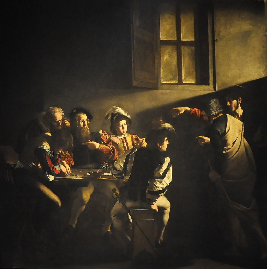 Caravaggio, La vocación de San Mateo