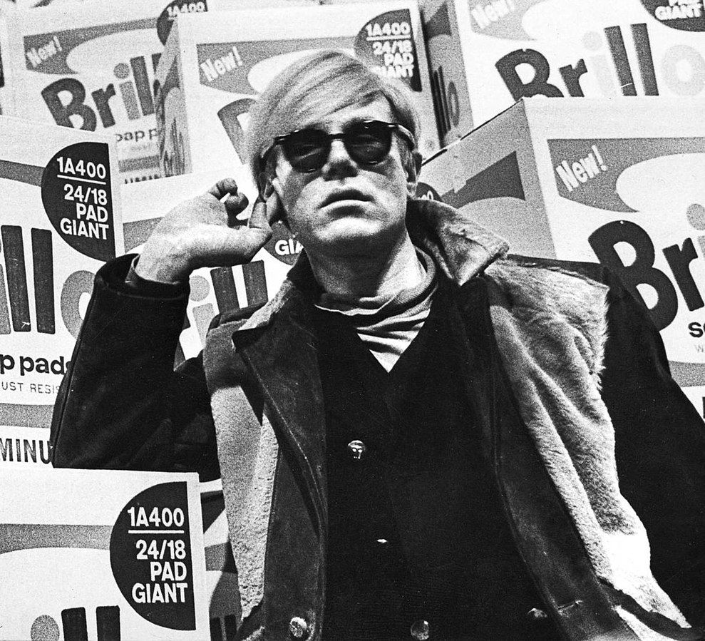 Retrato de Andy Warhol en 1968