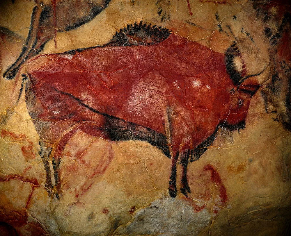 Pintura rupestre de la cueva de Altamira Rameessos (Public Domain)