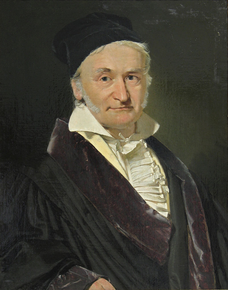 Retrato de Carl Friedrich Gauss, 1840