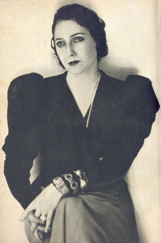 Fotografía de la poetiza Juana de Ibarbourou