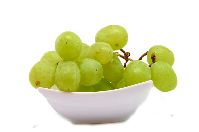 plato de uvas