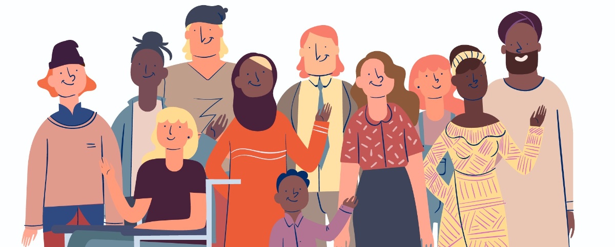 Muchas imágenes de personas interculturales  posando 