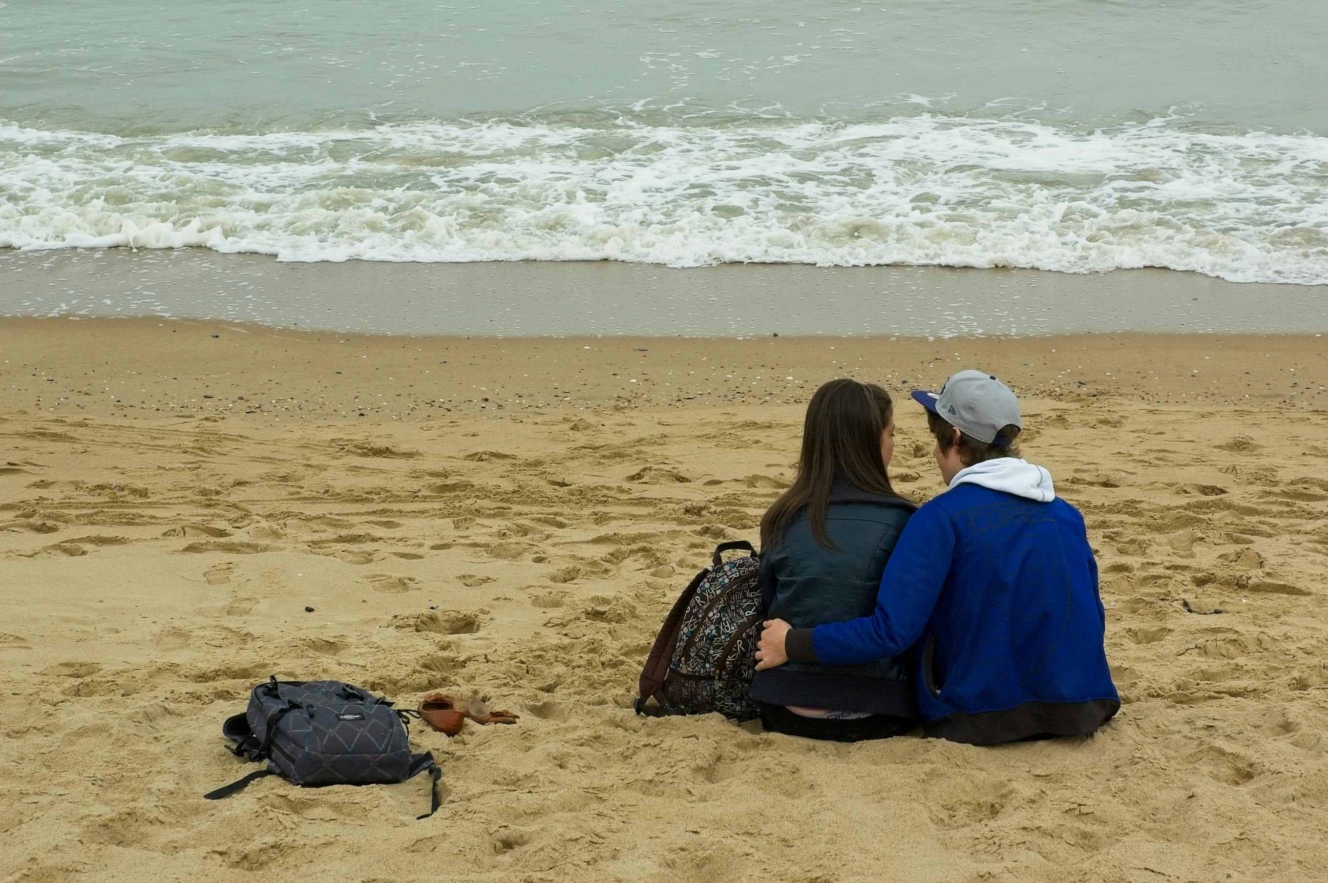 pareja de adolescentes