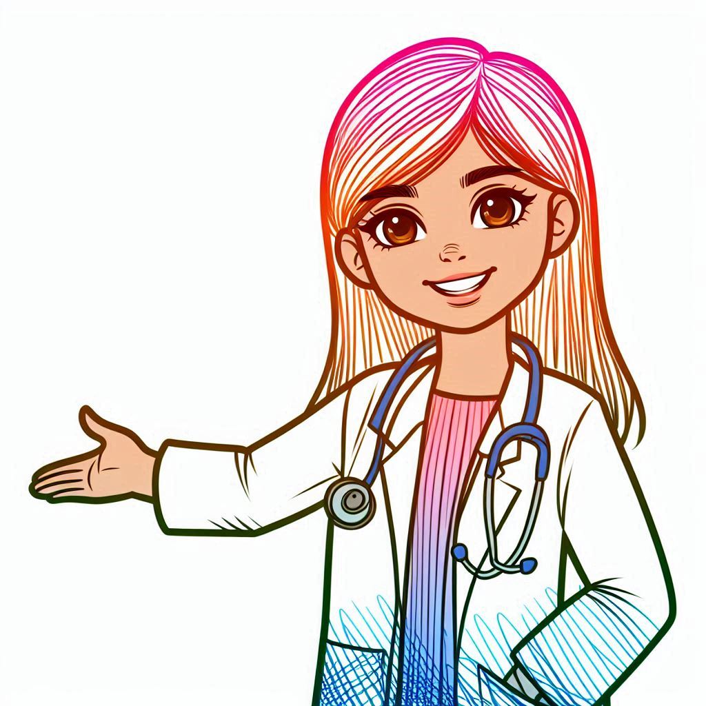 Joven doctora