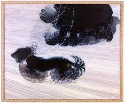 Obra de arte "Dinamismo de un perro con correa" de Giacomo Balla