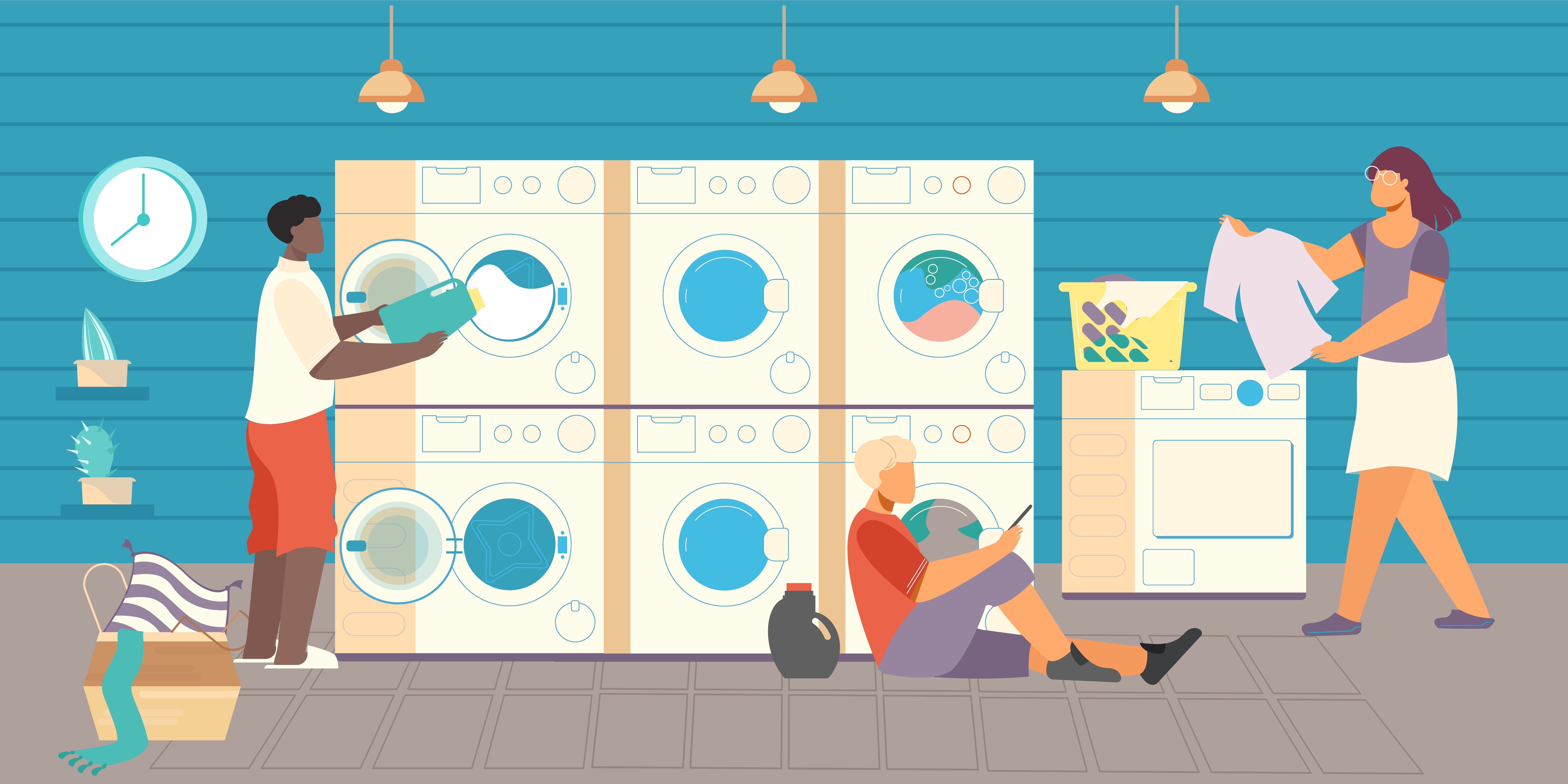 Las máquinas lavadoras 