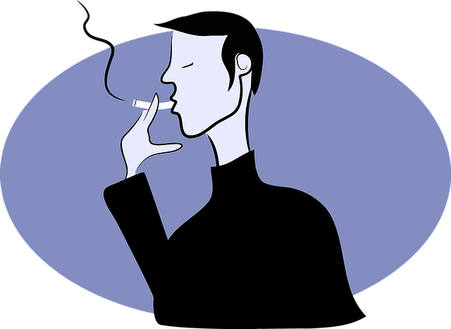 Persona fumando