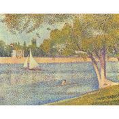 The Seine at le Grande Jatte - 1888 - George Seurat