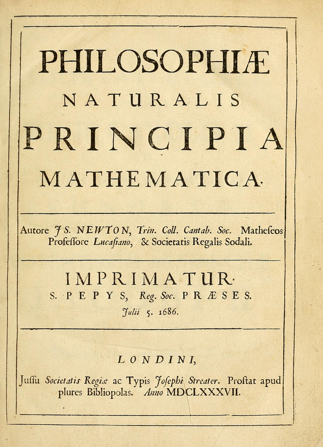 PRINCIPIOS MATEMÁTICOS DE LA FILOSOFÍA NATURAL Autor Is. Newton
