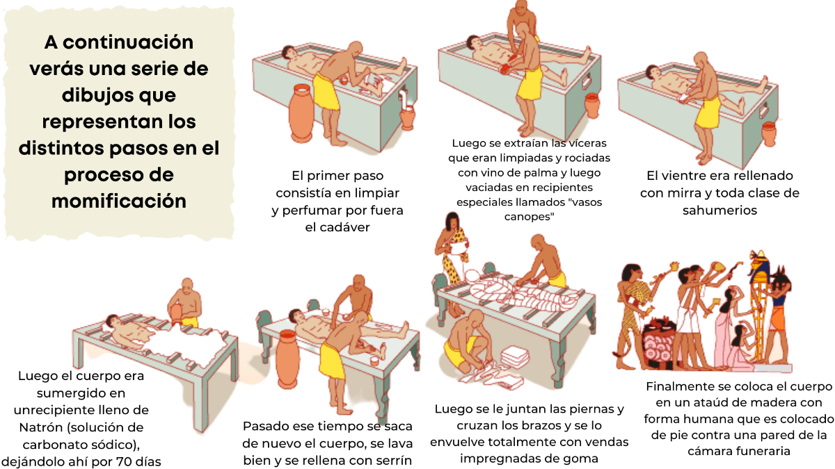 Infografía que muestra el tratamiento antes explicado