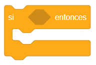 Estructura de control selectiva, Sí en Scratch.