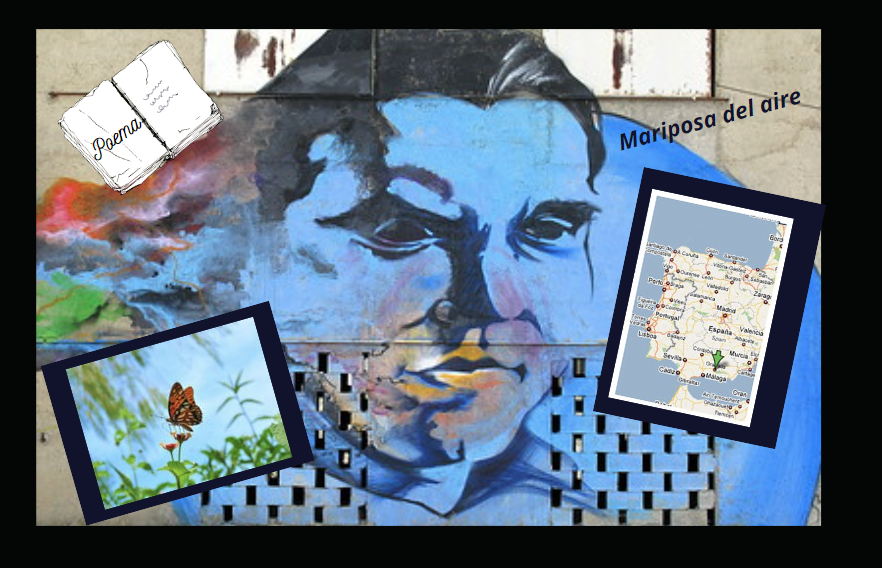 FOTO DE MURAL CON ROSTRO DE LORCA