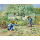 Título: Primeros pasos después de Millet        Autor: Vincent Van Gogh       Año: 1890 