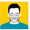 Actualmente en  la mayor parte de los países del mundo, solo las personas con síntomas deben usar el tapaboca o mascarilla.