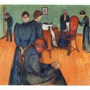 Muerte en la alcoba, 1893, Museo Munch