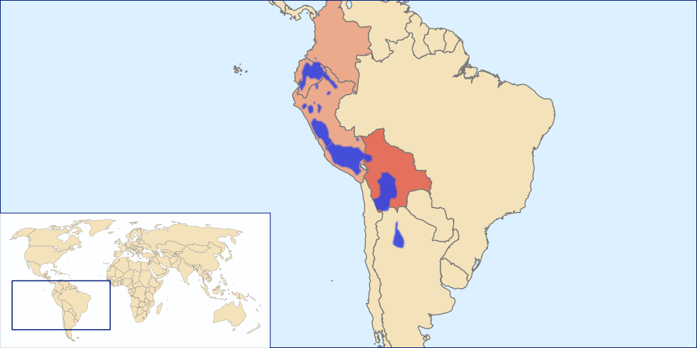 mapa del quechua