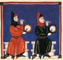 flautas y tambores medievales