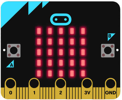 Placa cuadrada con pantalla led incorporada