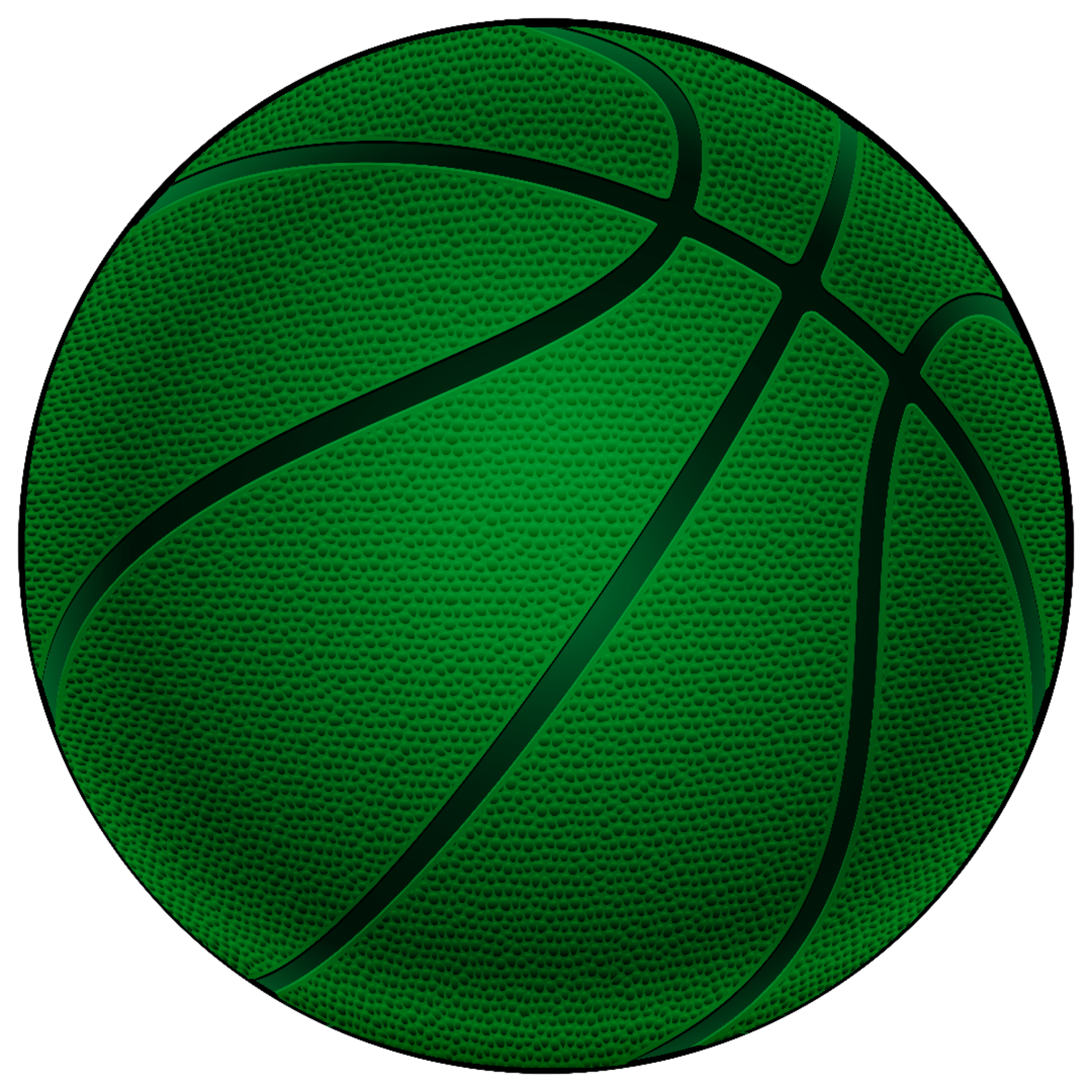 pelota básquet verde