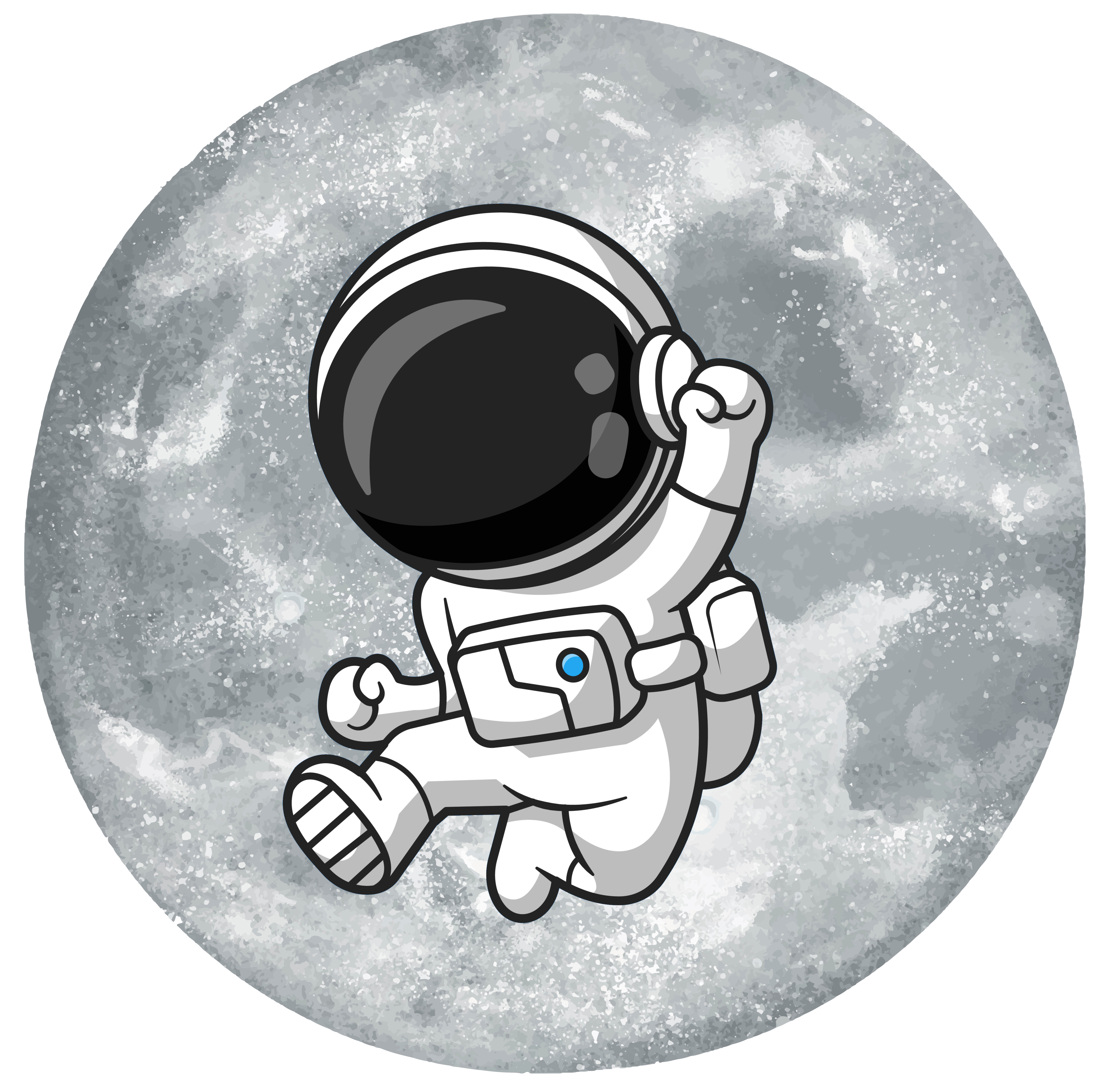 Astronauta en la Luna