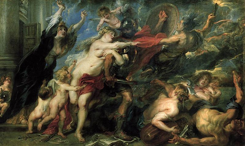 Rubens. Alegoría a los horrores de la Guerra.