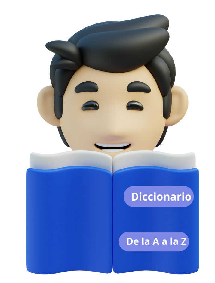 niño leyendo diccionario