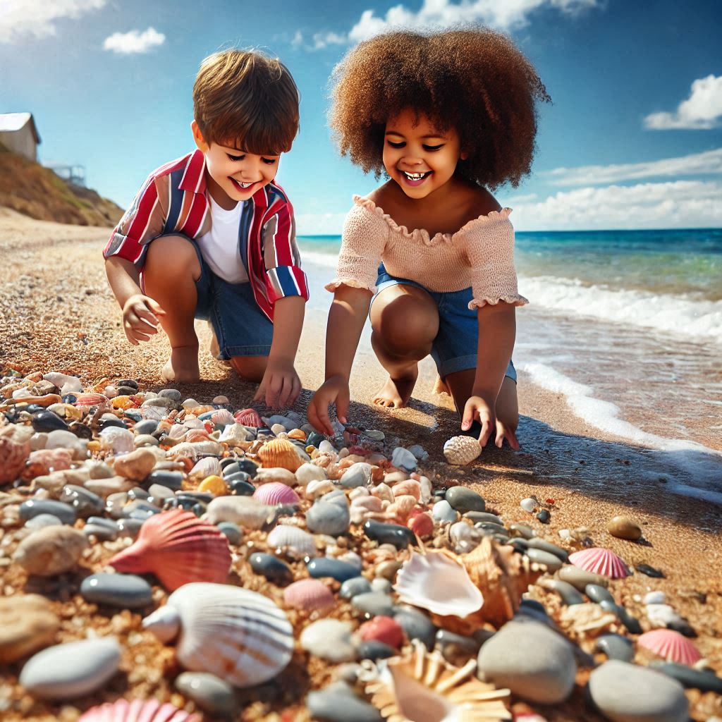 Niños en la playa