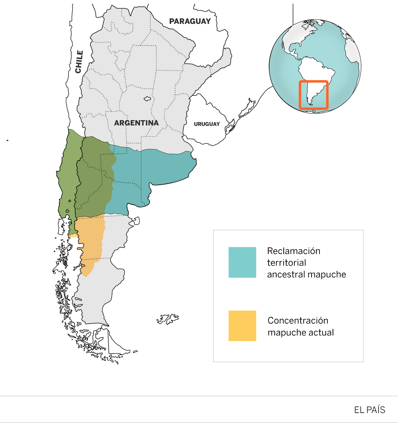 mapa mapuche