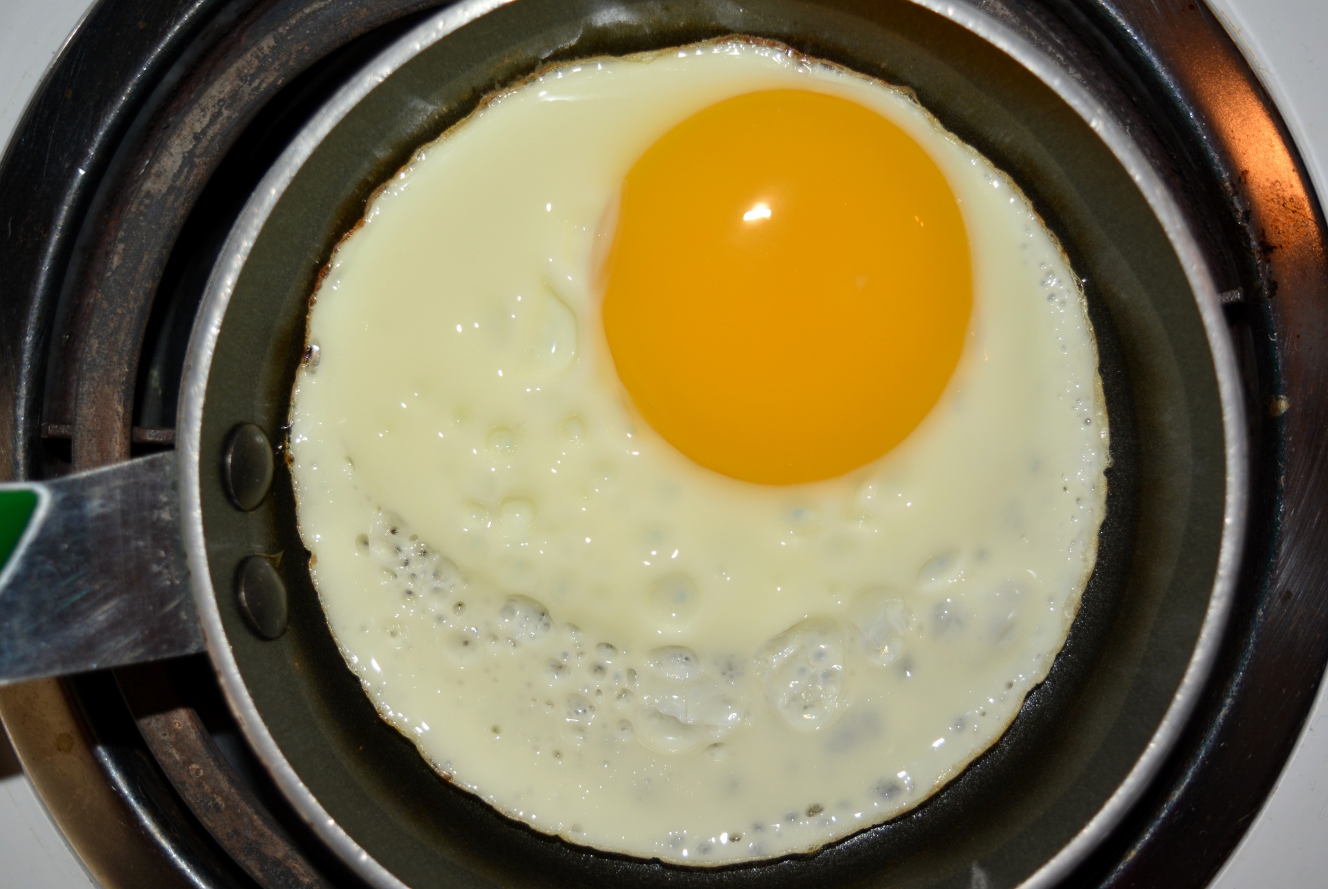 huevo en una sartén