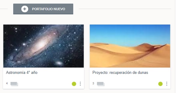 portafolios en Crea