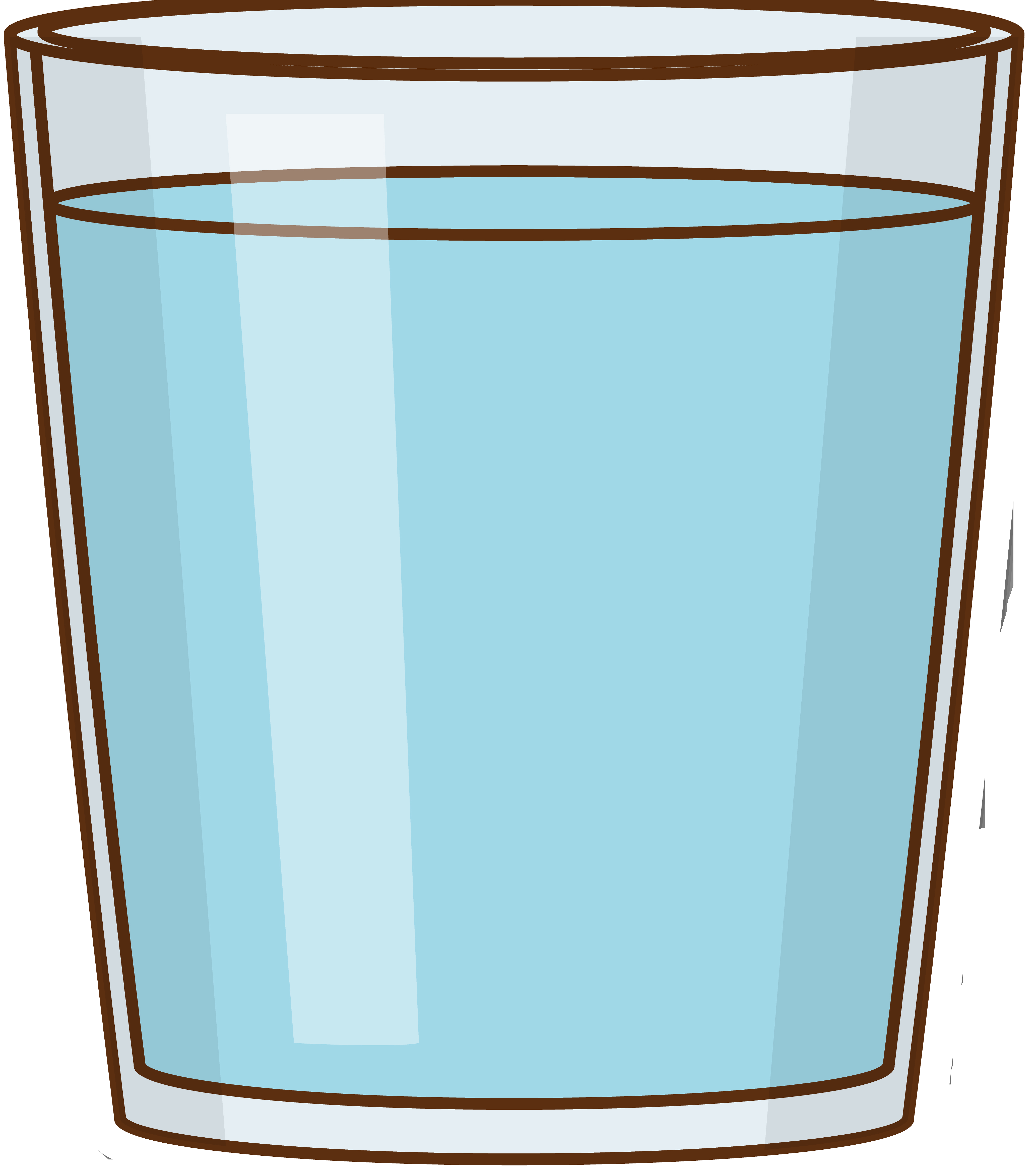 Vaso con agua