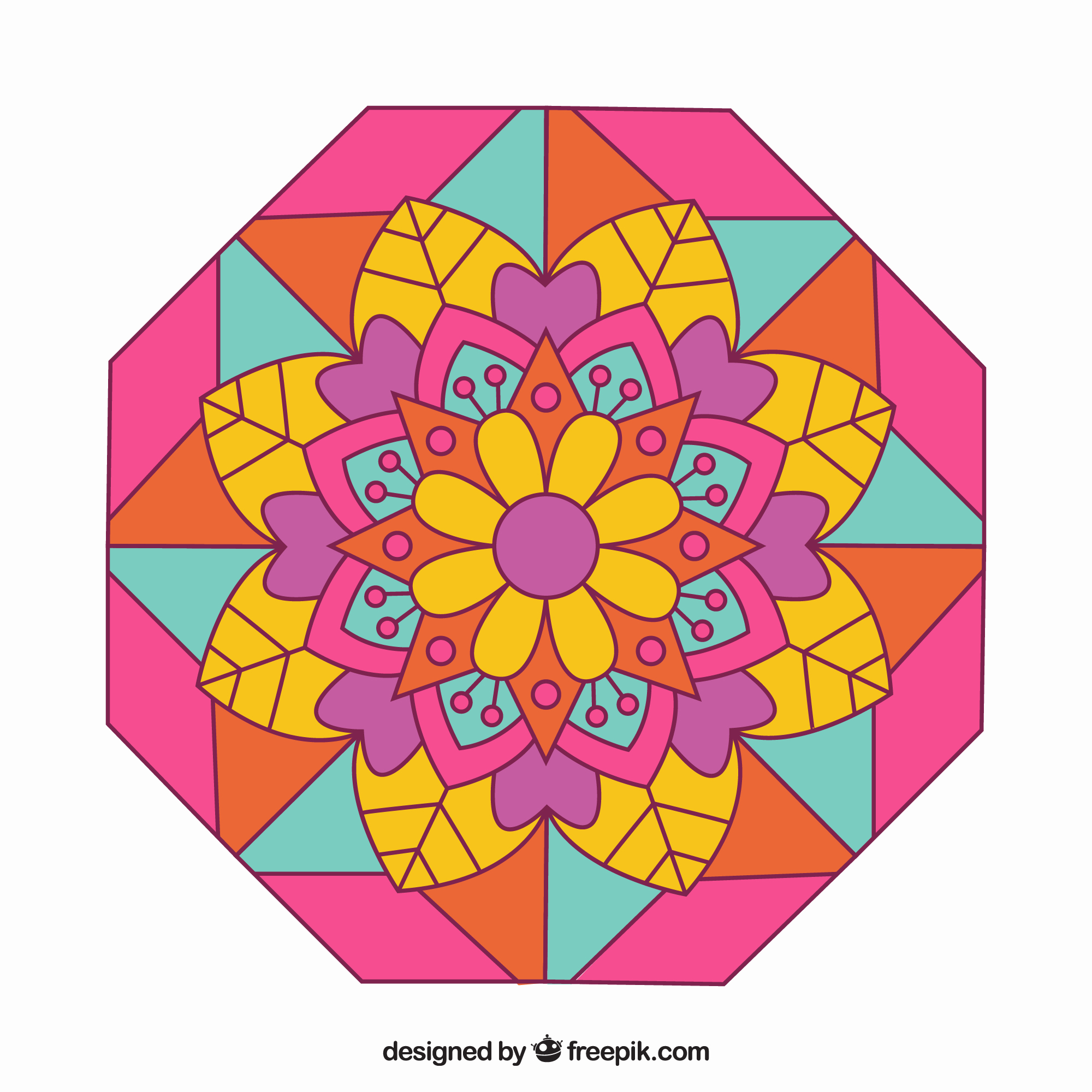 Mandala a color 1