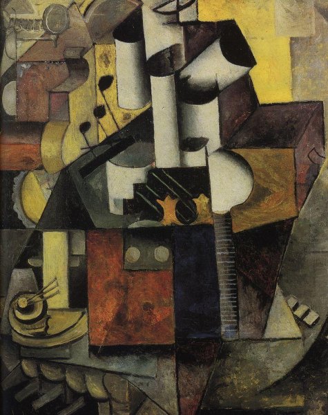 Obra de Malévich instrumentos musicales