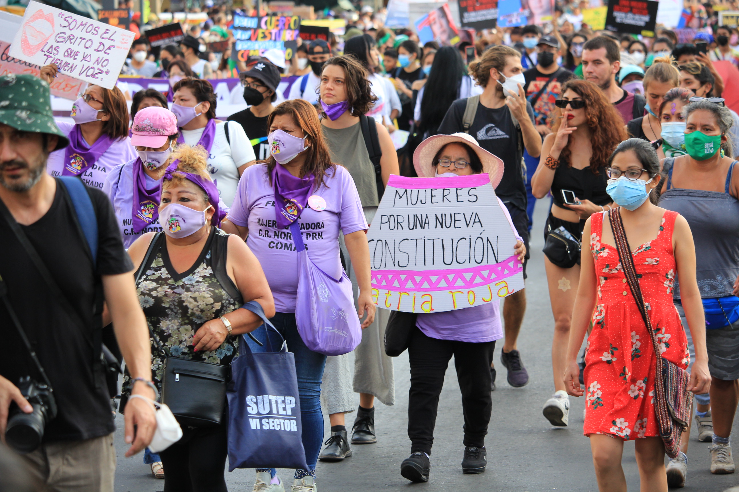 Marcha día internacional de la mujer