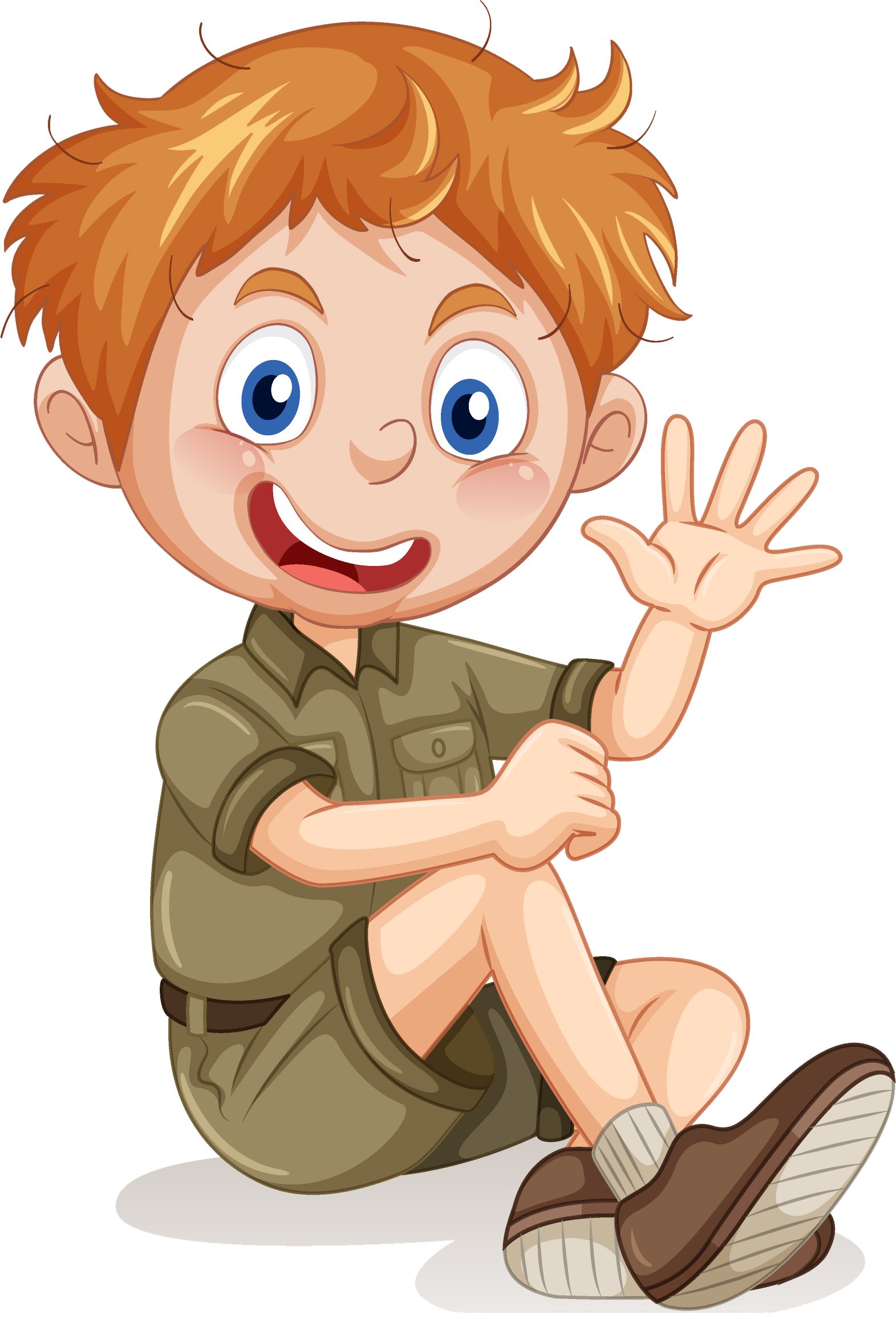Imagen ilustrativa de niño vestido de explorador
