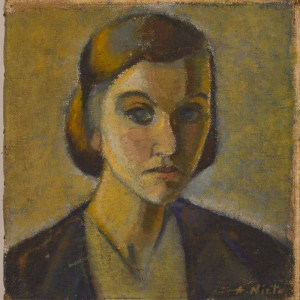 Autorretrato, 1930, París. - Amalia Nieto - Retrospectiva