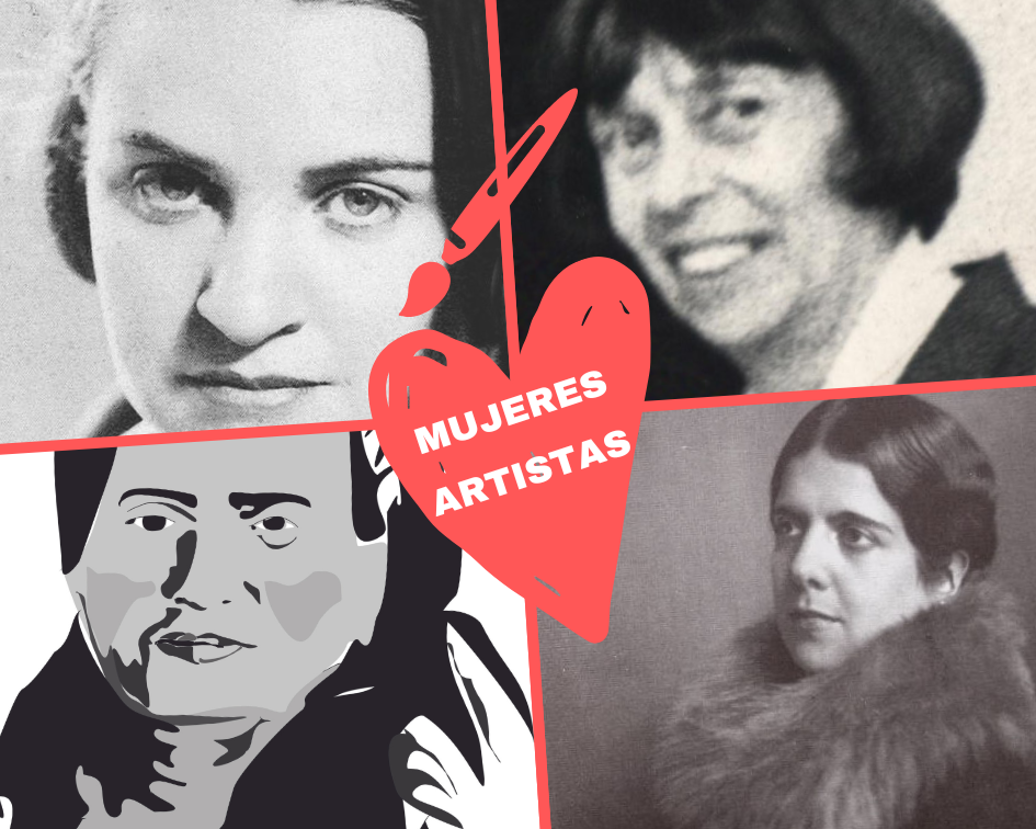 Mosaico de mujeres artistas