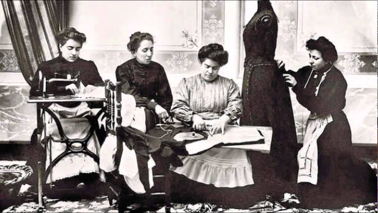 Mujeres trabajadoras en el siglo XIX.