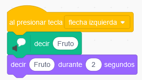 Programación fruto