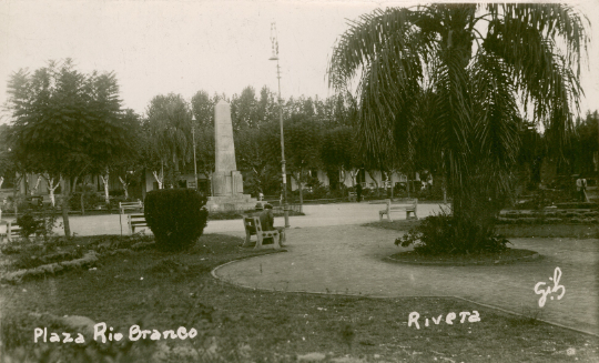 Obelisco en la Plaza Río Branco