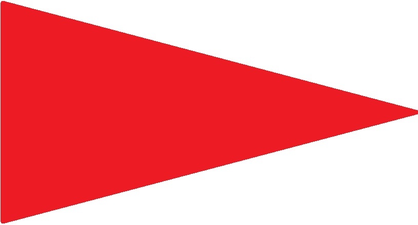 banderín rojo