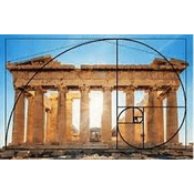 El parthenon en Grecia presenta las medidas áureas, podemos observar el rectángulo áureo en sus distintas partes.