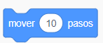 Mover 10 pasos (Bloque de Scratch)