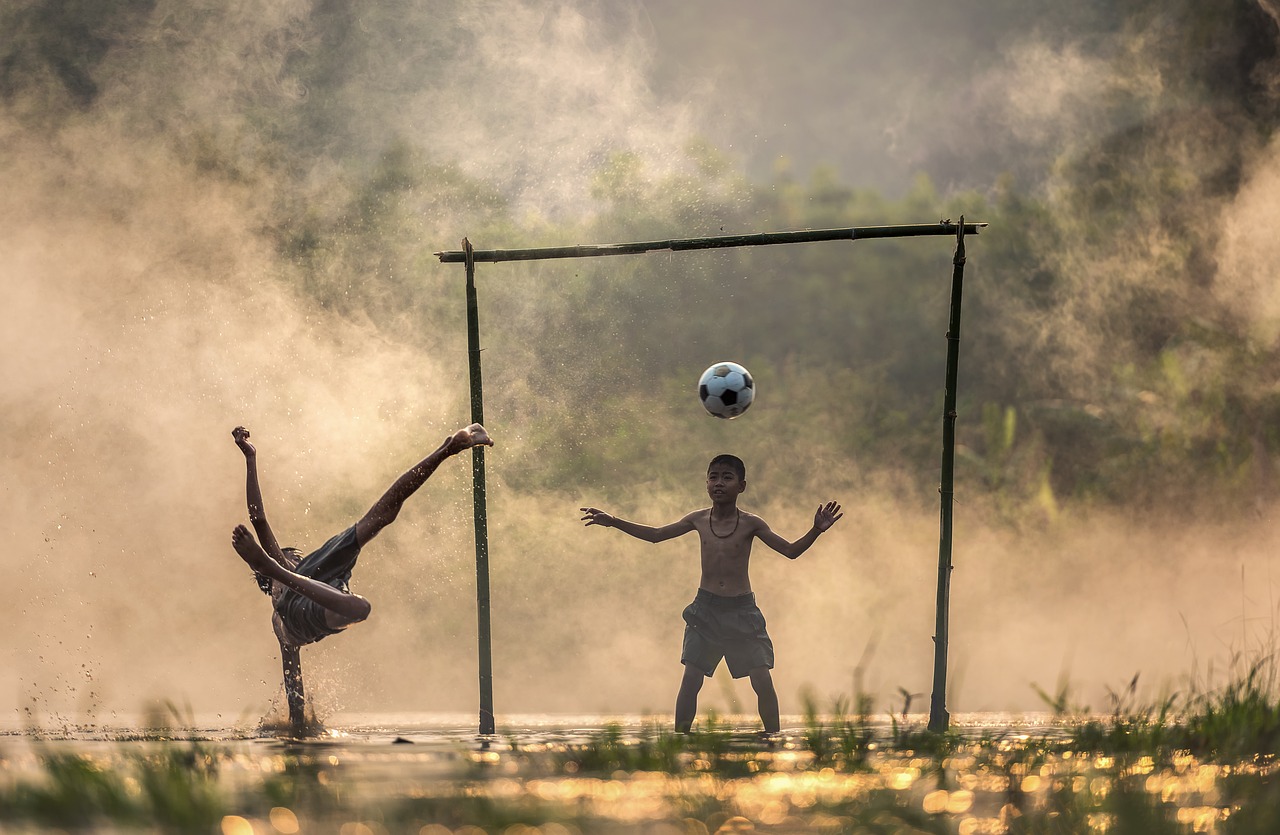 Niños jugando