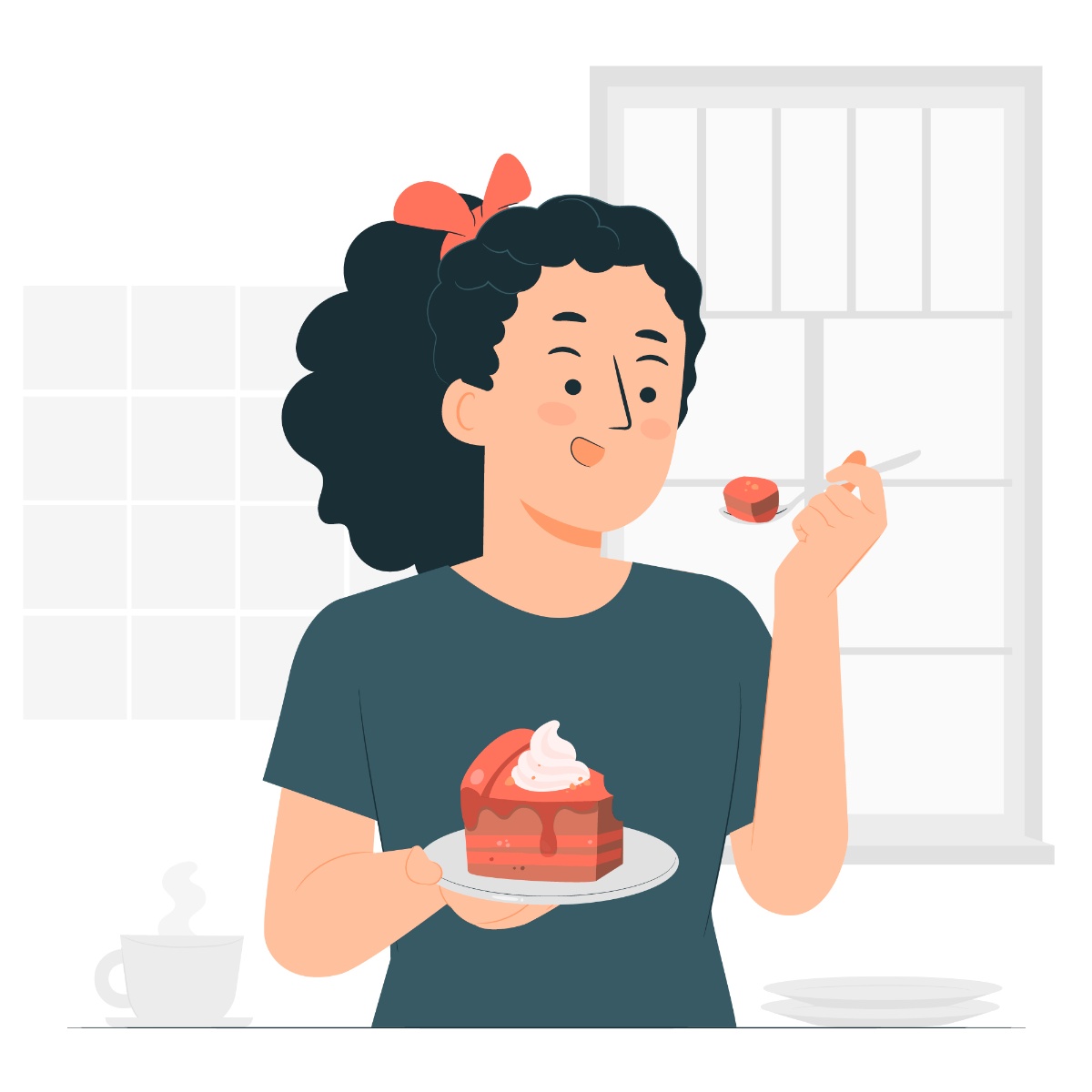 Puedes saborear los alimentos. ¿Te gusta el sabor dulce de una manzana? ¿Y el sabor salado de las patatas fritas? ¡El gusto te permite disfrutar de los sabores!