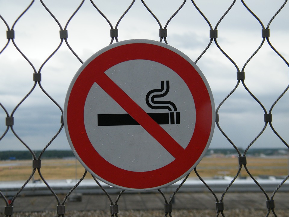 cartel de prohibido fumar