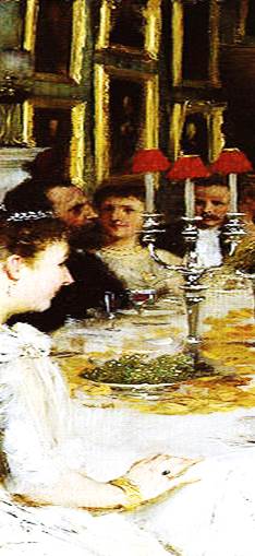 Dinner at Haddo House, 1884