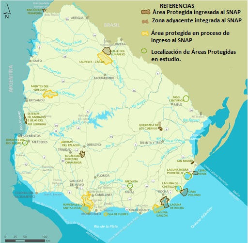 áreas naturales protegidas en Uruguay