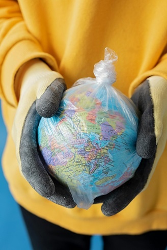 El mundo en una bolsa de plástico